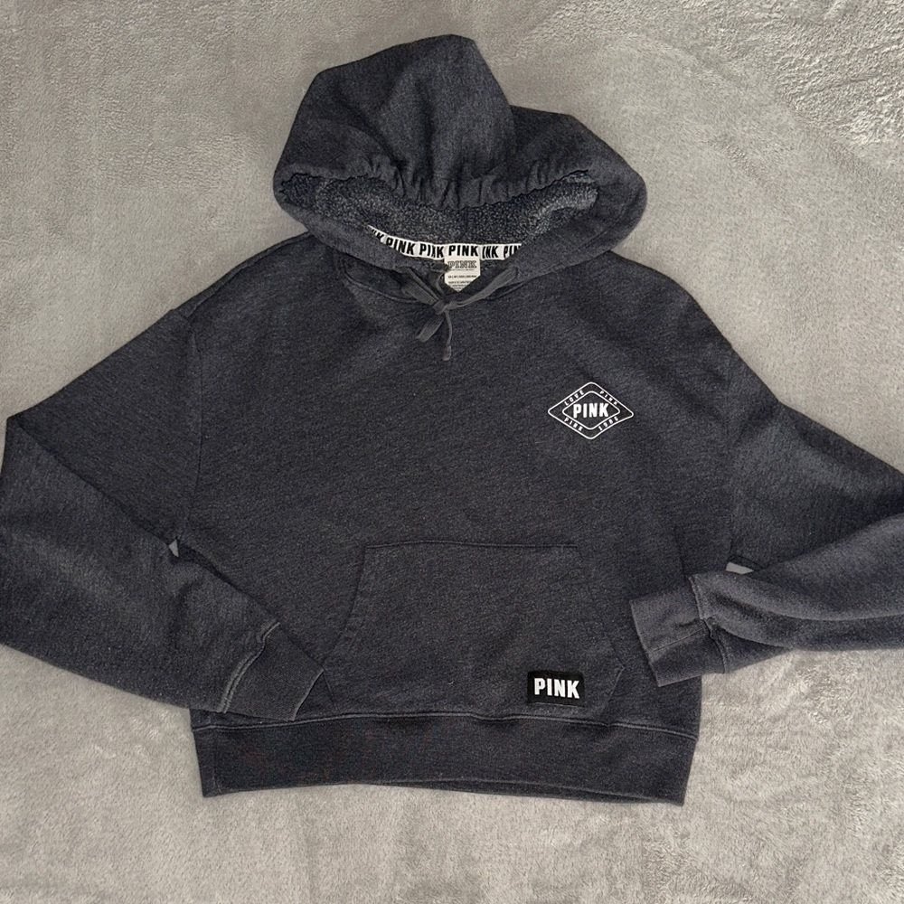 PINK Victoria's Secret Dark Gray Men's Hoodie